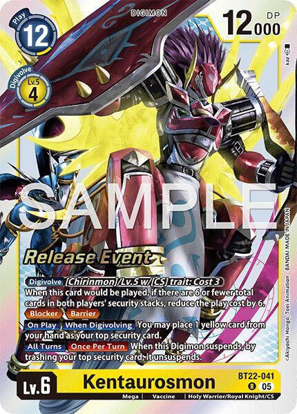 Kentaurosmon - BT22-041 - R - Foil