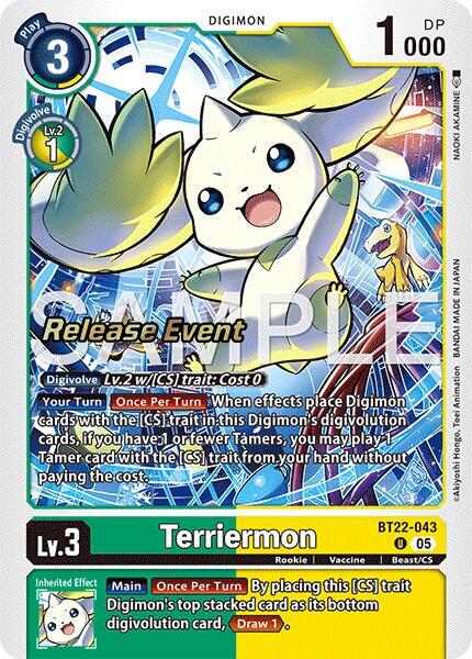 Terriermon - BT22-043 - U - Foil