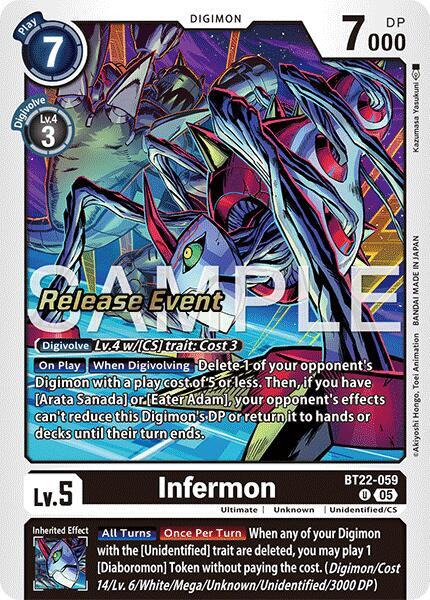 Infermon - BT22-059 - U - Foil