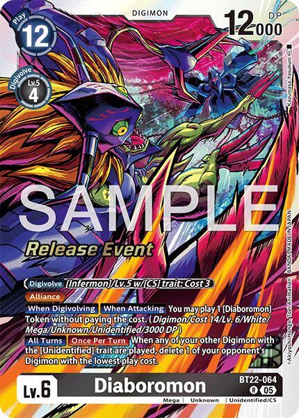 Diaboromon - BT22-064 - R - Foil