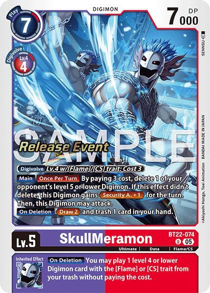 SkullMeramon - BT22-074 - U - Foil