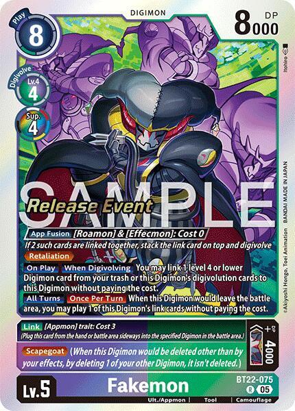 Fakemon - BT22-075 - R - Foil
