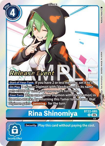 Rina Shinomiya - BT22-085 - R - Foil