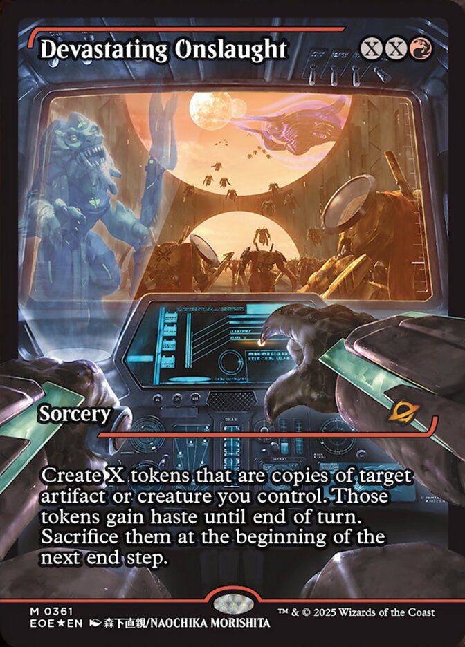 Devastating Onslaught (0361) - Foil - Showcase