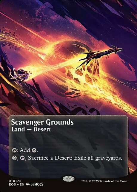 Scavenger Grounds (0172) - Galaxy Foil - Borderless