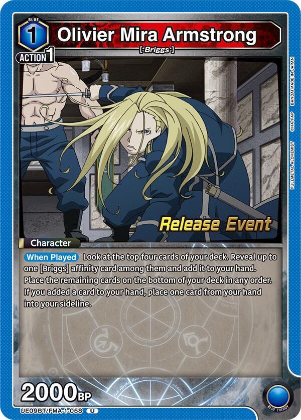 Olivier Mira Armstrong (058) - UE09BT/FMA-1-058 - Uncommon