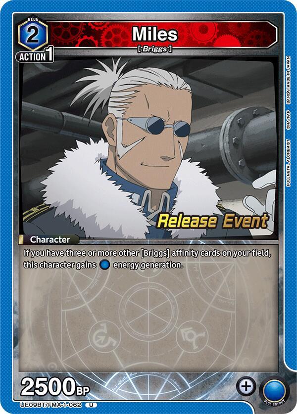 Miles - UE09BT/FMA-1-062 - Uncommon