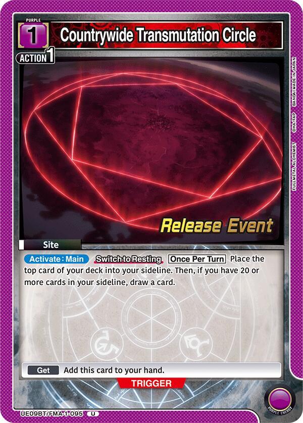 Countrywide Transmutation Circle - UE09BT/FMA-1-095 - Uncommon