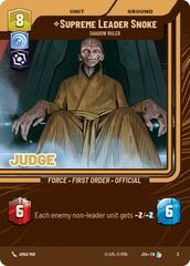 Supreme Leader Snoke - Shadow Ruler (Judge Promo)