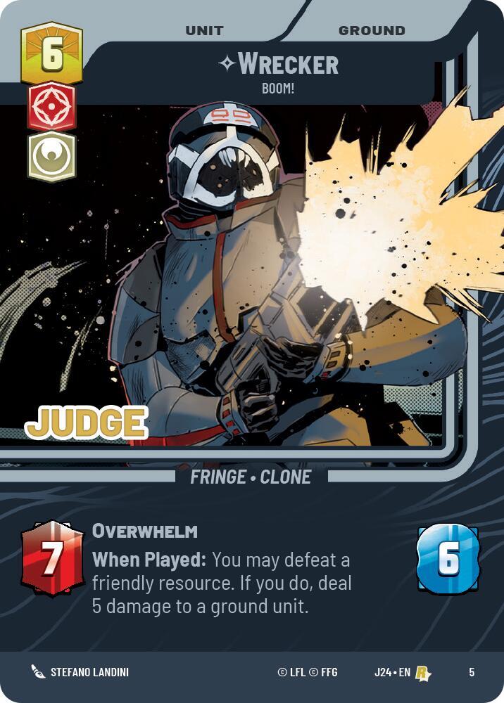 Wrecker - Boom! (Judge Promo) - Foil