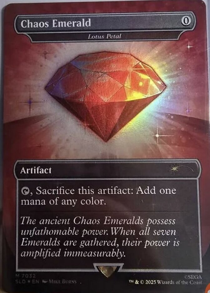Chaos Emerald - Lotus Petal (7032) - Foil