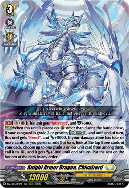 Knight Armor Dragon, Chivalzerd - DZ-SS08/011EN  - RRR
