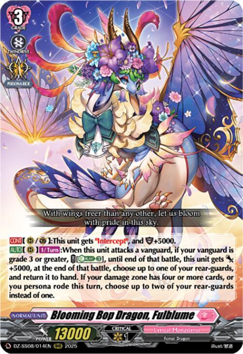Blooming Bop Dragon, Fulblume - DZ-SS08/014EN  - RRR