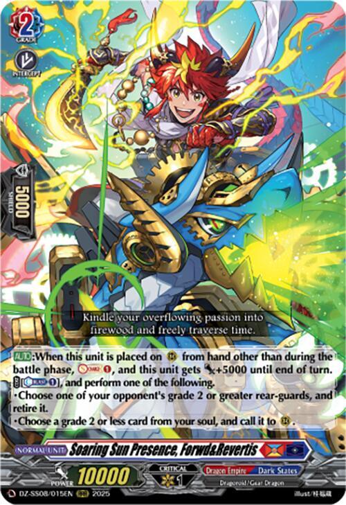 Soaring Sun Presence, Forwd&Revertis - DZ-SS08/015EN  - RRR