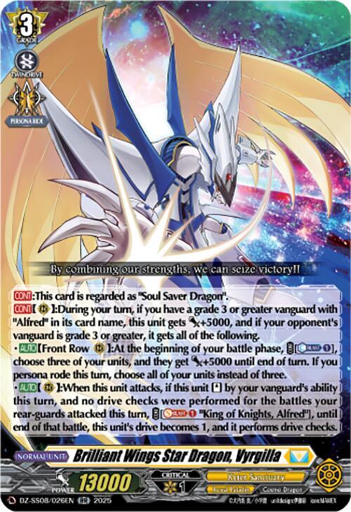 Brilliant Wings Star Dragon, Vyrgilla - DZ-SS08/026EN  - RR