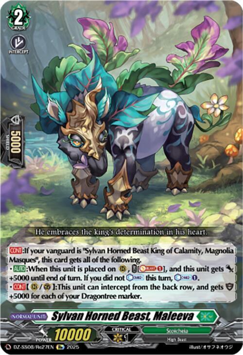 Sylvan Horned Beast, Maleeva - DZ-SS08/Re27EN  - Re