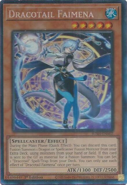 Dracotail Faimena - JUSH-EN002 - Starlight Rare - 1st Edition