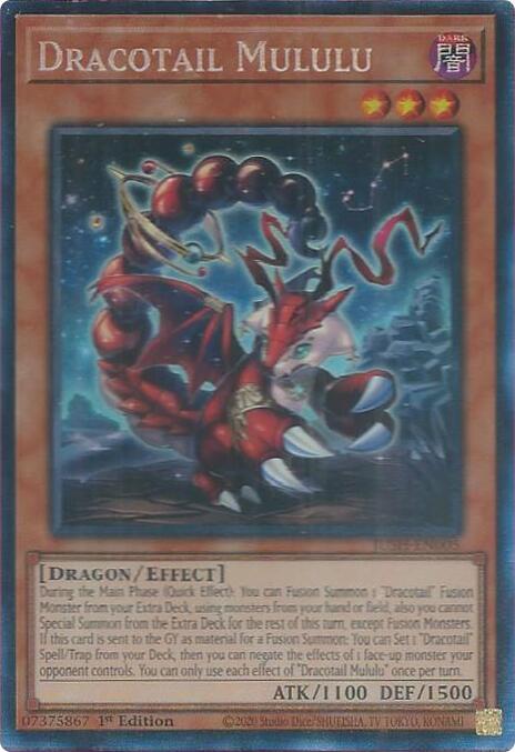 Dracotail Mululu - JUSH-EN005 - Ultra Rare - 1st Edition