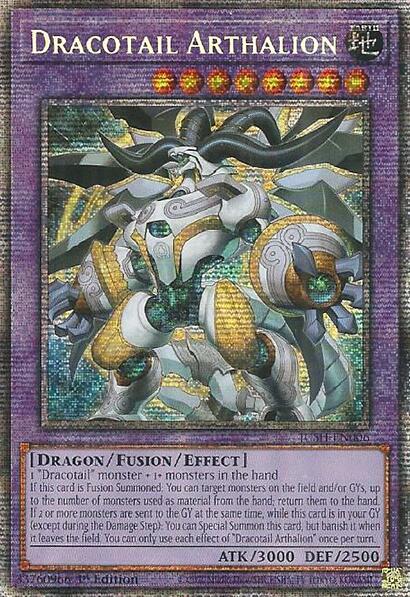 Dracotail Arthalion - JUSH-EN006 - Ultra Rare - 1st Edition
