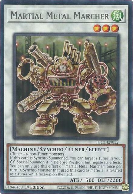 Martial Metal Marcher - JUSH-EN052 - Rare - 1st Edition