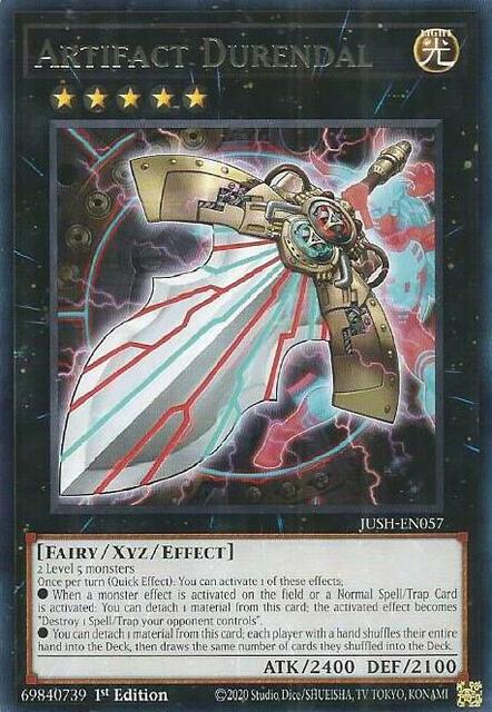 Artifact Durendal - JUSH-EN057 - Rare - 1st Edition