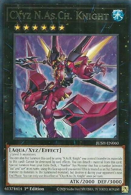 CXyz N.As.Ch. Knight - JUSH-EN060 - Rare - 1st Edition