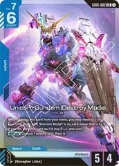 Unicorn Gundam (Destroy Mode) - GD01-002 - Legend Rare - Holo