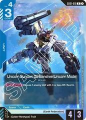 Unicorn Gundam 02 Banshee (Unicorn Mode) - GD01-010 - Rare - Holo