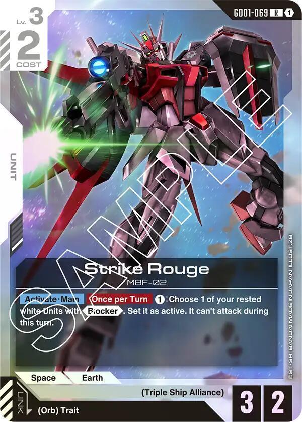 Strike Rouge - GD01-069 - Rare - Holo