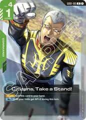 Citizens, Take a Stand! - GD01-105 - Rare - Holo
