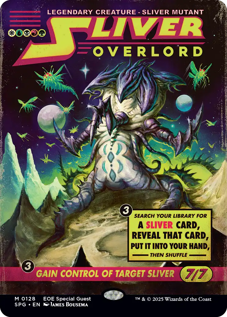 Sliver Overlord - Foil - Showcase