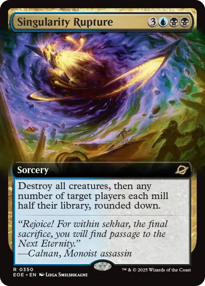 Singularity Rupture - Foil - Extended Art