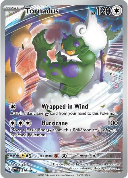 Tornadus - SVP210 - SVP Black Star Promos