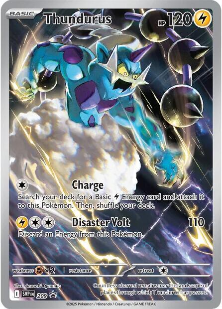 Thundurus - SVP209 - SVP Black Star Promos