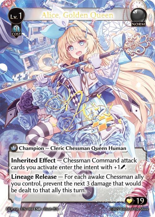 Alice, Golden Queen - 4 - CSR