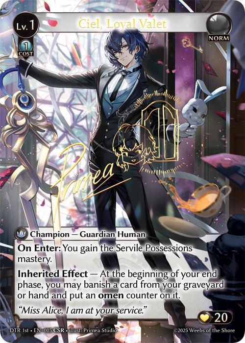 Ciel, Loyal Valet - 5 - CSR