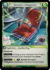 Servant's Obligation - 30 - SR