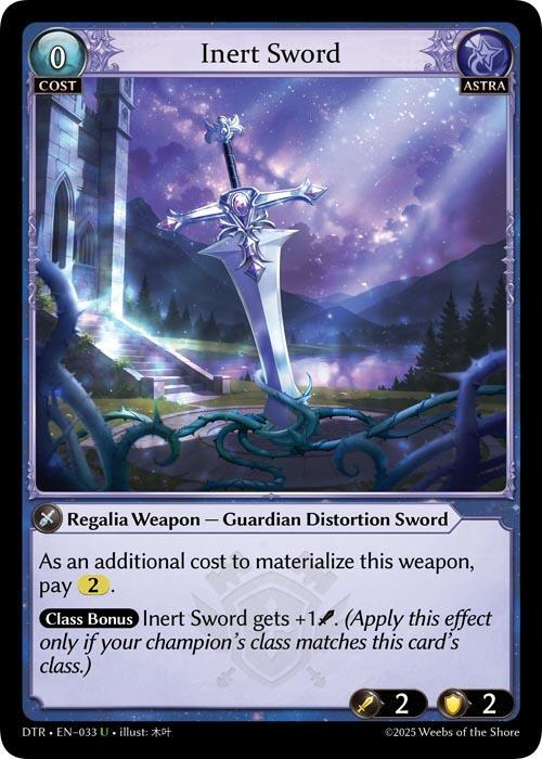 Inert Sword - 33 - U - Foil