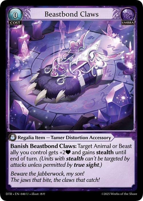 Beastbond Claws - 40 - U - Foil