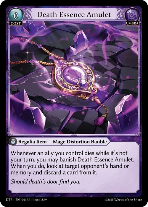 Death Essence Amulet - 41 - U - Foil