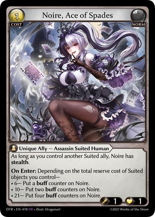 Noire, Ace of Spades - 78 - SR