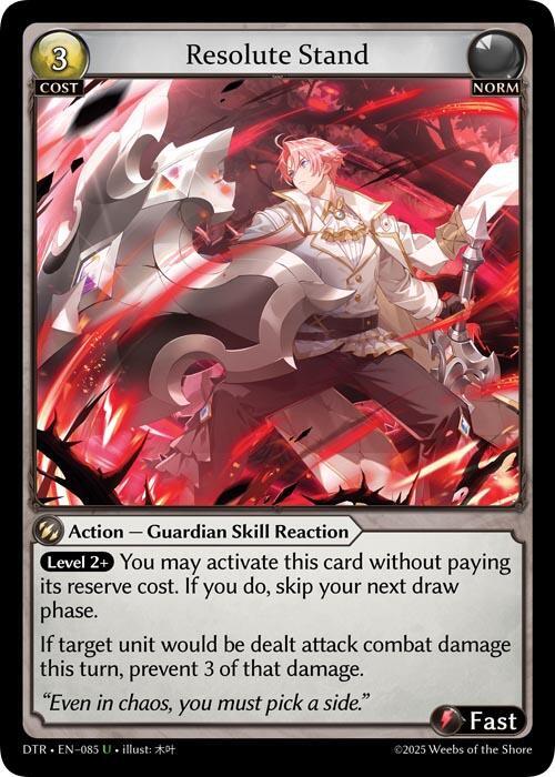 Resolute Stand - 85 - U - Foil