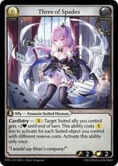 Three of Spades - 98 - U - Foil
