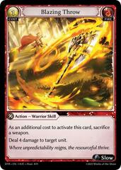 Blazing Throw - 110 - C - Foil