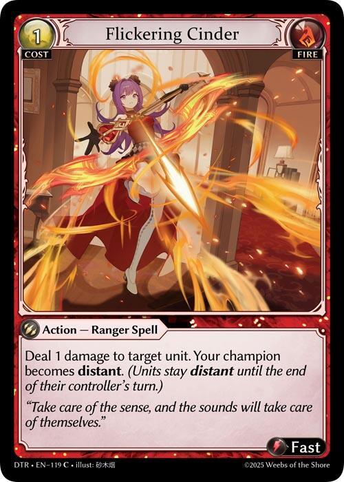 Flickering Cinder - 119 - C