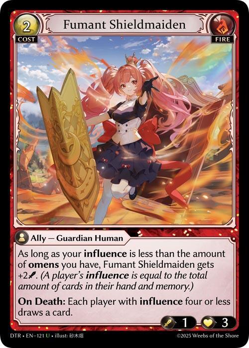 Fumant Shieldmaiden - 121 - U - Foil