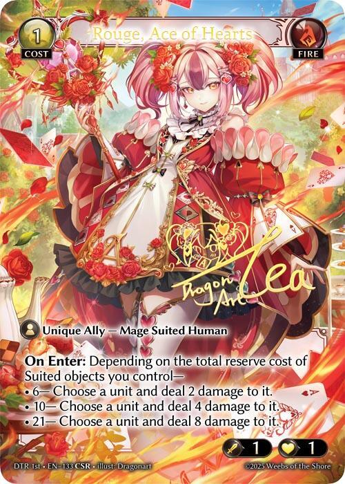 Rouge, Ace of Hearts - 133 - CSR