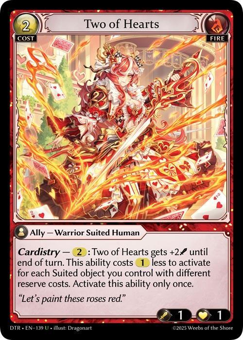 Two of Hearts - 139 - U - Foil
