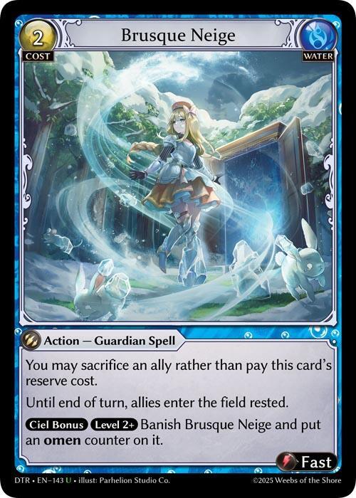 Brusque Neige - 143 - U - Foil