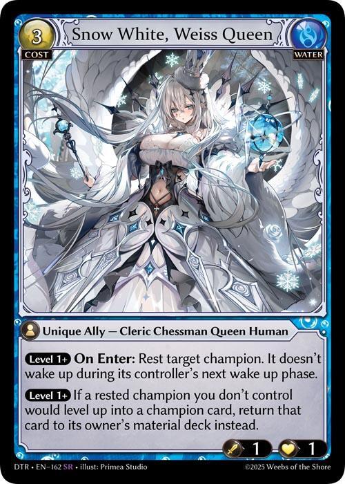 Snow White, Weiss Queen - 162 - SR